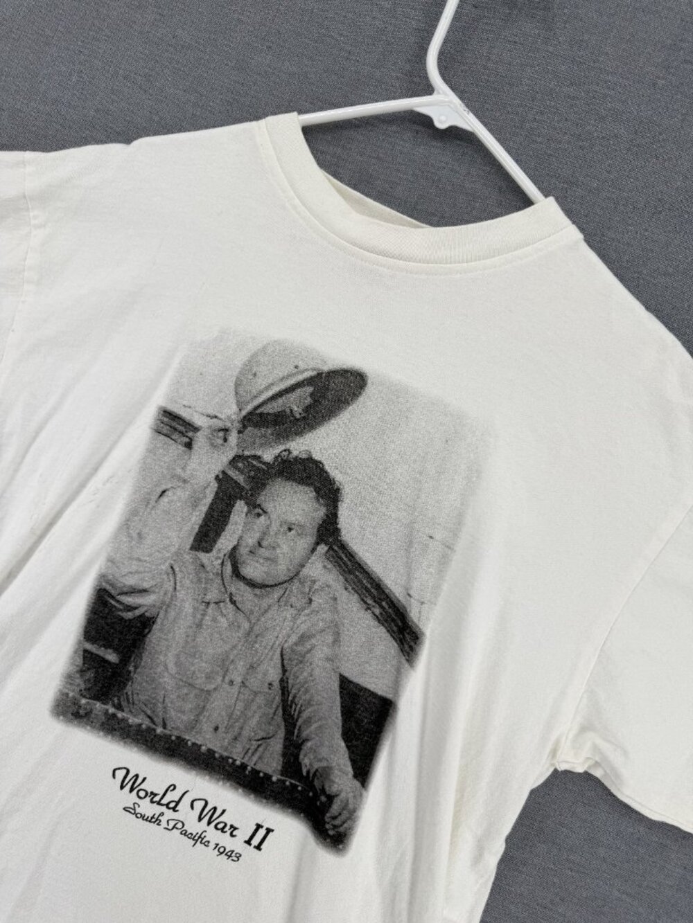 Vtg LA Look Bob Hope World War II South Pacific 1943 T-Shirt Mens L Tee Y2K
